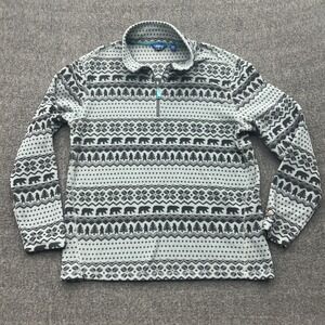 Chubbies The Bear Hug Fleece Quarter Zip Pullover Ski Warm Outdoors Cozy Mens L